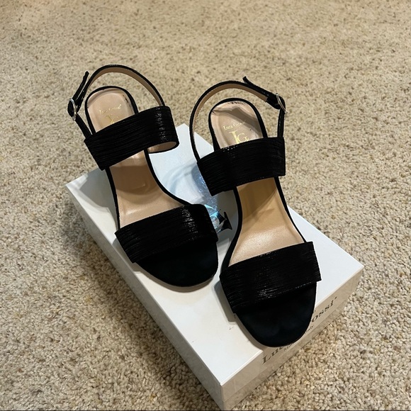 Luca Grossi black heels. Size: 9 1/2 - Picture 6 of 16